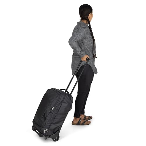 Osprey Transporter Wheeled Carry-On, Raven Black