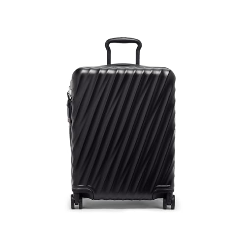 TUMI - 19 Degree Large Expandable Carry-On - 4-Wheeled Carry-On Bag - Travel Accessories - 21.8" X 15.8" X 9.0" - Matte Black