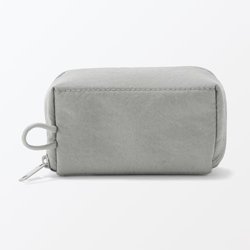 Wrinkled Nylon Wide-Opening Pouch - Small