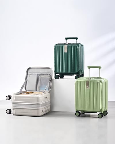 Hanke Top Opening Carry-On - Expandable 16 Inch Airline Approved Spinner