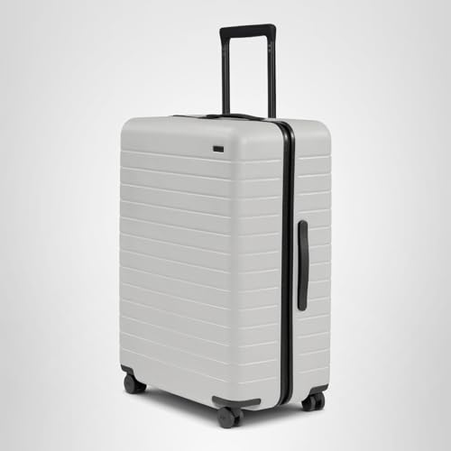 Away Large Checked Luggage - 29-Inch Lightweight Hardside Suitcase with Four WhisperGlide 360° Spinner Wheels, Interior Compression System, TSA-Accepted Lock - Cloud Gray