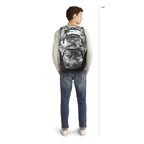 High Sierra Swoop SG Backpack, Travel or Work Laptop Bookbag with Drop Protection Pocket, and Tablet Sleeve, One Size, Scribble Camo
