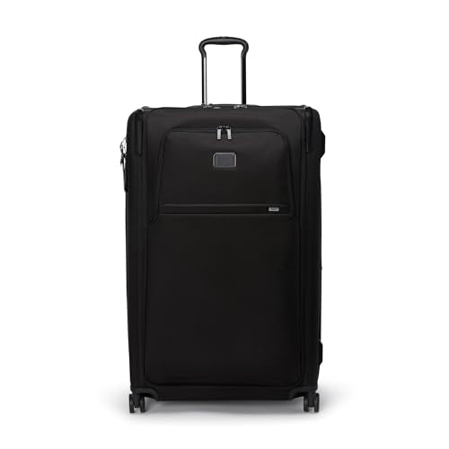 TUMI - Alpha XX-Large Dual Access Expandable 4-Wheeled Checked Luggage - Zipper Expansion - Durable Ballistic Nylon - Extra Large Capacity Suitcase with TSA Lock - Black