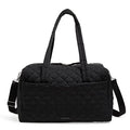 Vera Bradley Women's Performance Twill Medium Travel Duffle Bag, True Black, One Size