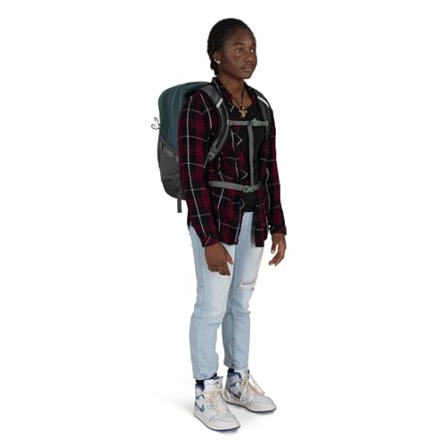 Osprey Quasar 26L Commuter Backpack, Cascade Blue/Coal Grey Heather