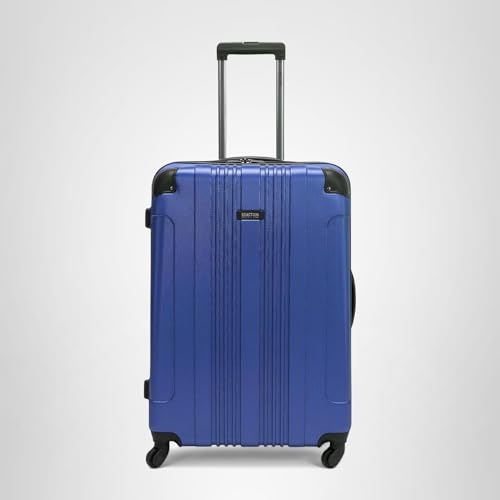 Kenneth Cole REACTION Out of Bounds Lightweight Hardshell 4-Wheel Spinner Luggage, Cobalt Blue, 20-Inch Carry On