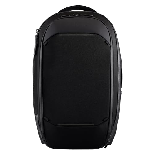 NOMATIC Navigator Travel Backpack - 32L Backpack with Laptop Compartment and 9L Built-In Expansion - Anti-Theft Carry-On Backpack for Travel - Water Resistant Travel Pack (Black)