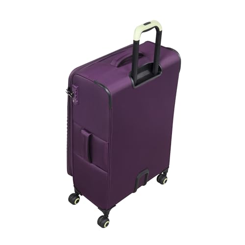 It Luggage Circulator 28" Softside Checked 8 Wheel Expandable Spinner, Italian Plum