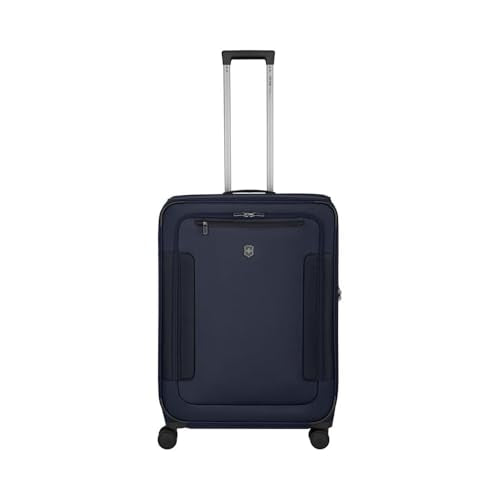 Victorinox Werks Traveler 7.0, Large Case, 8-Wheel Softside Expandable Travel Case, Navy Blue