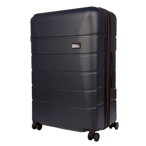 Eddie Bauer Glacier Carry-On 22" Luggage | Hardside | Spinner Wheels | Expandable | Lightweight | Travel Essentials - Storm Blue