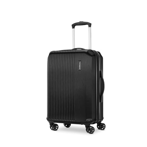Samsonite Alliance SE Hardside Luggage with Spinner Wheels, Lightweight, MEDIUM SPINNER, BASS BLACK