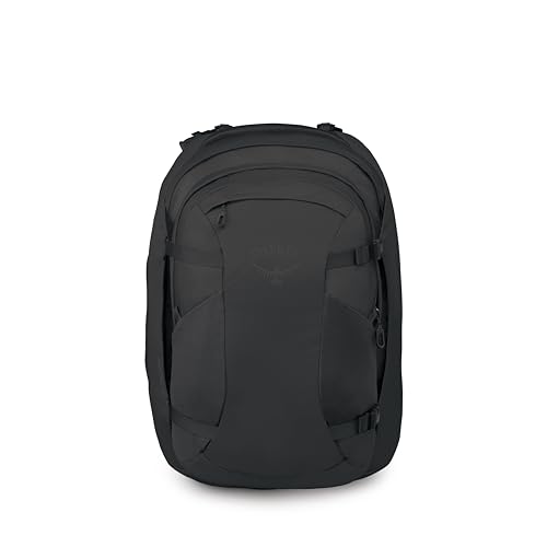 Osprey Farpoint 55L Men's Travel Backpack - Carry On Bag with Personal Item Sized Detachable Daypack, Black