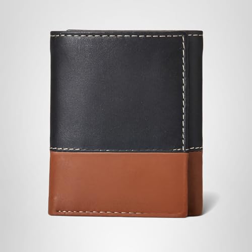 Timberland Two-Tone Trifold Black/Brown One Size