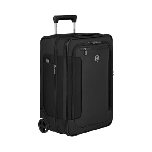 Victorinox Werks Traveler 7.0, 2-Wheel Frequent Flyer Carry-On, 2-Wheel Softside Expandable Cabin Case, Black