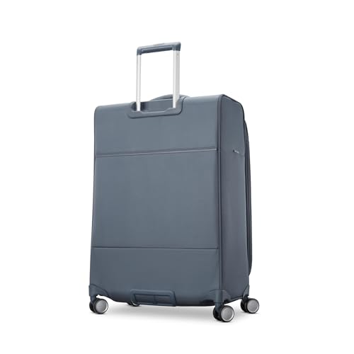 Samsonite UpLIFT Lightweight Medium Checked Softside Luggage with Spinner Wheels - Expandable - Airline-Approved, Polyester Soft Suitcase for Ultra Light Travel - Elemental Blue