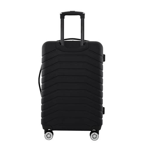 Wrangler Tahoe 3 Piece Spinner Luggage Set, Black
