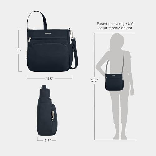 Travelon Anti-Theft Classic North/South Crossbody Bag
