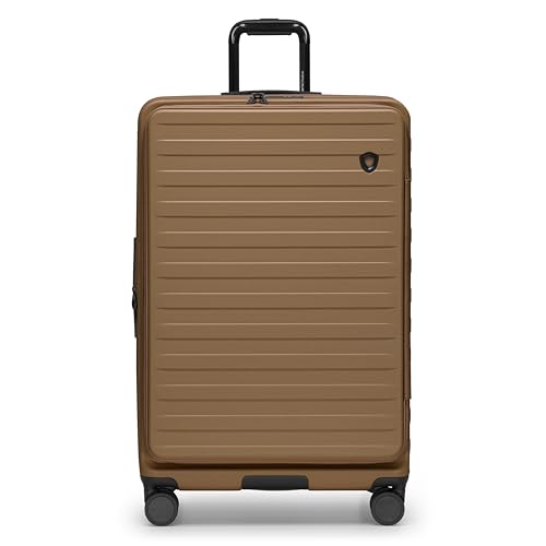 Traveler's Choice Novia Top Opening Expandable Polycarbonate Luggage with Spinner Wheels, Autumn Leaves, 30-Inch Large