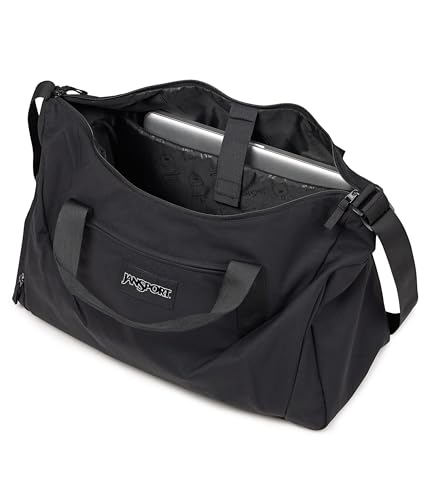 JanSport Recharge Gym Bag Large, Soft Nylon - Black