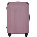 Travelers Club Chicago Plus Hardside Luggage, Mauve, 20" Carry-On