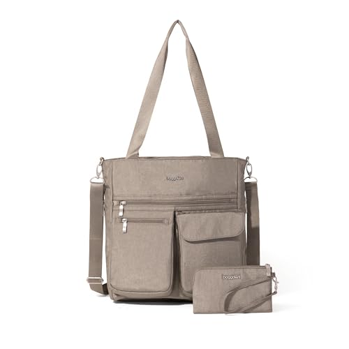 Baggallini Everywhere Tote - 12.5" x13.9” Tote Bag for Women - Lightweight Work Travel Carry On Bag
