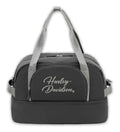 Harley-Davidson Women's Black Opal II Over-Under Weekender Duffel Bag, Gray
