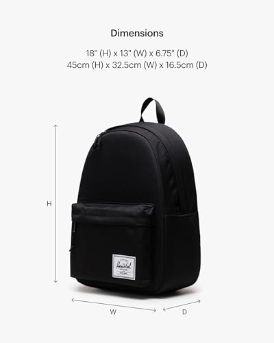 Herschel Supply Co. Classic Backpack, Black, XL - 30L