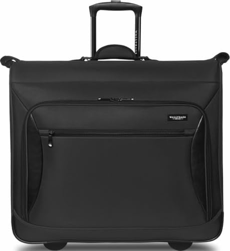 Wally Bags Solutions 45" Premium Rolling Garment Bag with Multiple Pockets