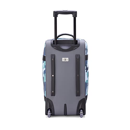 DELSEY Paris Raspail Carry On Rolling Wheeled Duffle Bag, Camo