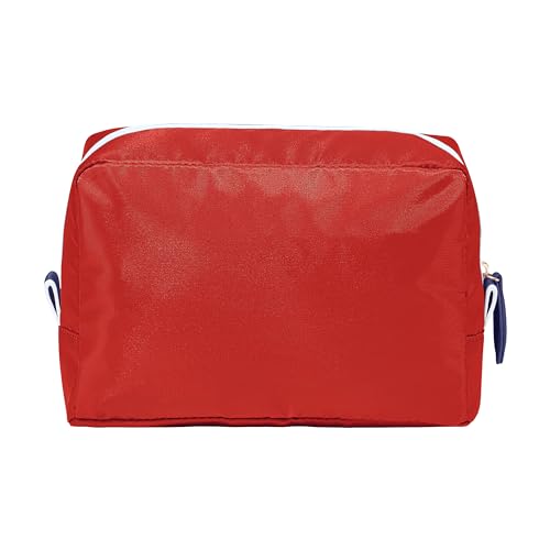 Paravel Toiletry Bag | Made with Recycled Negative Nylon Material | Everyday Travel Toiletry Bag | Bebop Red