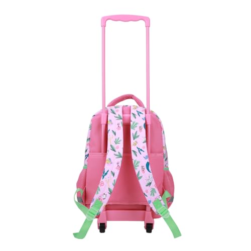 Disney 16" Princesses Girls Rolling Backpack with Adjustable Handle