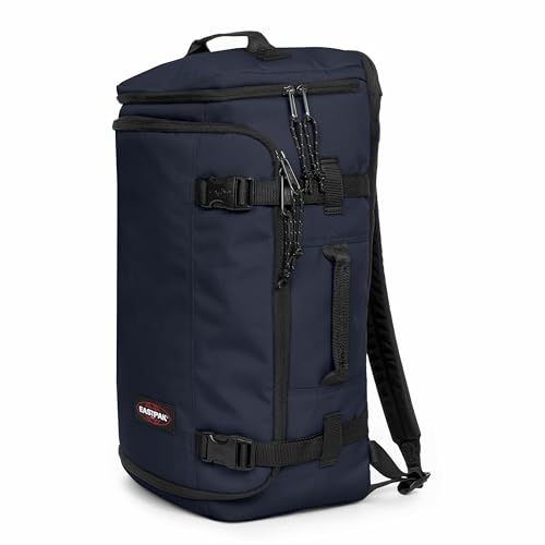 EASTPAK Carry Pack – Convertible Duffel & Backpack, 30L Cabin-Size Travel Bag, Laptop Sleeve, Water Bottle Holder, Multiple Pockets, Ultra Marine