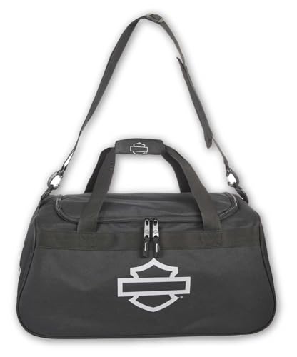 Harley-Davidson Bar & Shield Logo Zipper Rugged Graphic Duffel Bag - Black