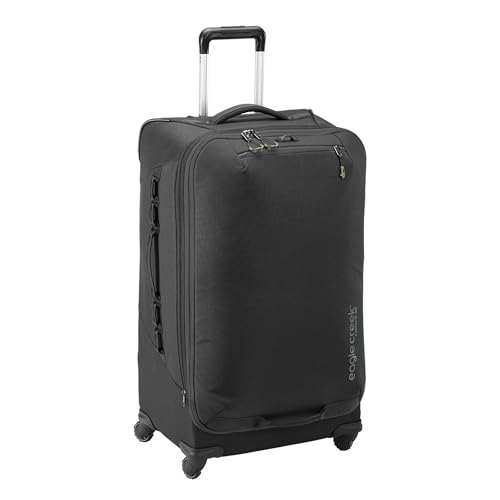 Eagle Creek Expanse 4-Wheel 30" Luggage – Durable Checked Spinner Suitcase with Expandable Capacity – Rugged Fabric, Lockable Zippers & Grab Handles – Travel-Ready – Midnight Black