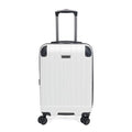 Kenneth Cole Reaction Flying Axis 20" Hardside Expandable 8-Wheel Spinner Carry-On Suitcase, Coconut White
