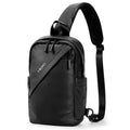 mixi EliteSeries Sling Bag Small Casual Daypack Crossbody Chest Bag One Shoulder Travel Backpack Waterproof Lightweight Versatile-13 Inch, Black