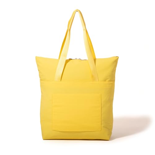 Baggallini Swift Tote Bag for Women - Lightweight 12x16 Nylon Zipped Travel Carry On Bag w/Luggage Sleeve