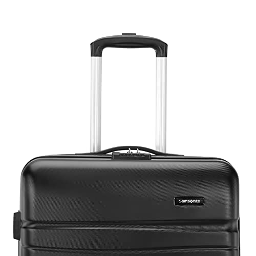 Samsonite Evolve SE Hardside Expandable Luggage with Double Spinner Wheels, Titanium, 3PC Set (CO/M/L)