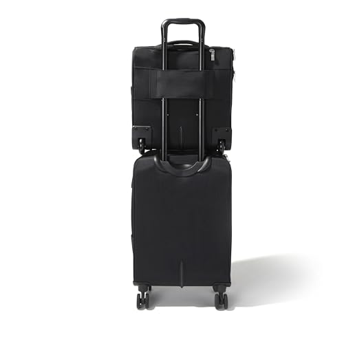 Baggallini Expandable Underseat Carry-On - Lightweight Travel Luggage Carry On Weekender with Wheels