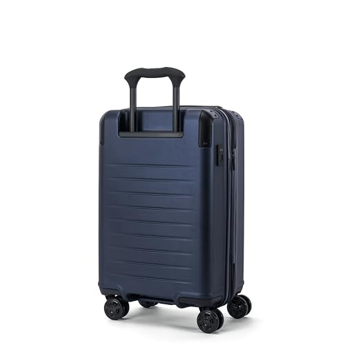 Travelpro Platinum Elite Hardside Expandable Carry on Luggage, 8 Wheel Spinner, TSA Lock, Hard Shell Polycarbonate Suitcase, Aviator Navy, Carry on 21-Inch