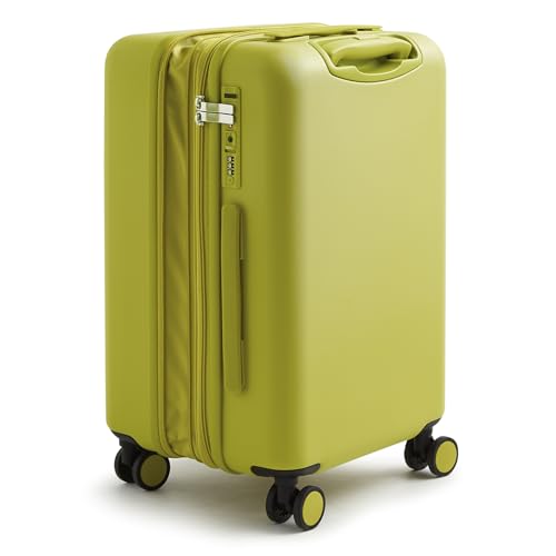 Vera Bradley Women's Hardside Luggage 22 Inch Adair Spinner, Lentil Sprout, One Size