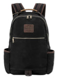 Harley-Davidson Heritage Bar & Shield Logo Canvas Classic Backpack - Black