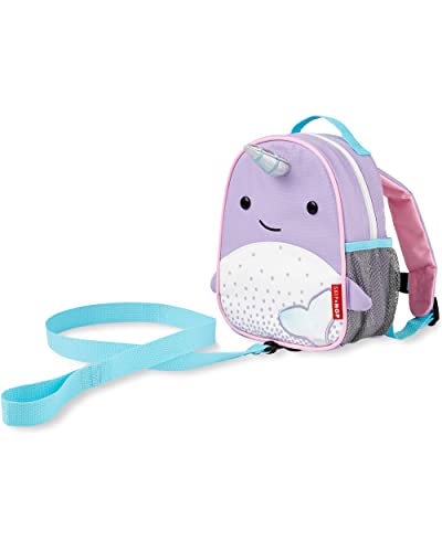 Skip Hop Toddler Backpack Leash, Zoo, Narwhal (Pack of 3)