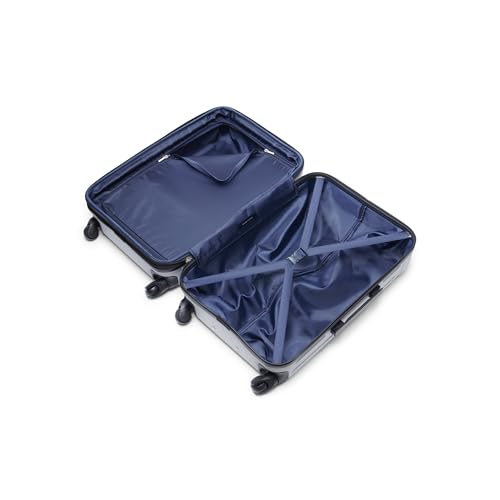 Tommy Hilfiger Unisex Luggage Check In,Silver,Medium