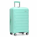 Traveler's Choice Pagosa Hardshell Expandable Luggage with Spinner Wheels, Mint, 27-Inch Medium