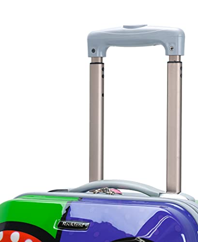 Rockland Departure Hardside 2 Piece Spinner Wheel Luggage, (20"/28"), Heart