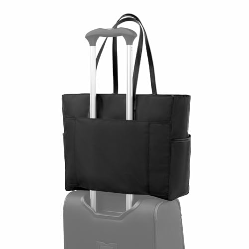 Travelpro Maxlite Softside Lightweight Women's Carry-On Tote Bag, Fits up to 16" Laptop, Work School Travel, Black