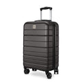 Skyway Epic 2.0 Hardside Lightweight and Durable ABS Shell Luggage, Spacious with Dual Spinning Wheels, Comfort Grip, Men and Women, Carry-on, 20-inch, Midnight