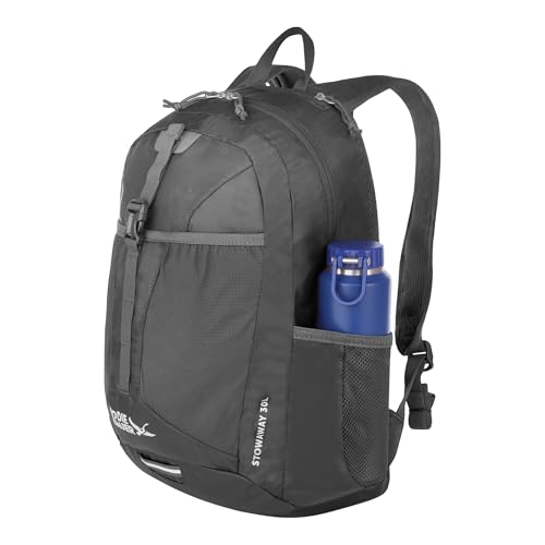 Eddie Bauer Stowaway Packable Backpack | Travel | Outdoor | Lightweight | Foldable | Durable | Ripstop Polyester | 30L - Dark Smoke