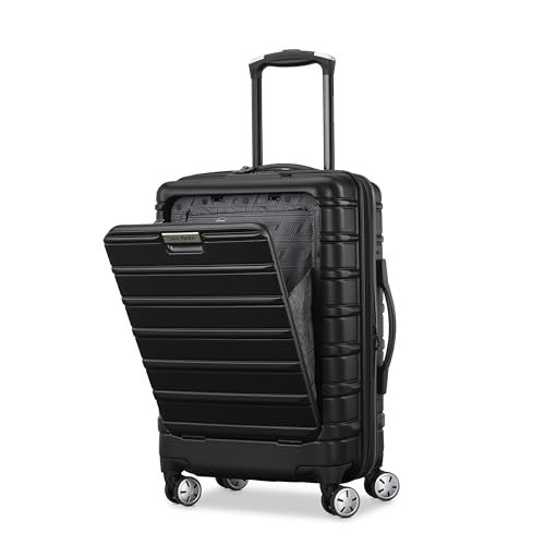 Samsonite Omni 2 Pro Hardside Expandable Luggage with Spinner Wheels, Pro Carry-on, MIDNIGHT BLACK